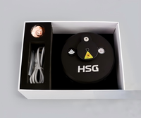 Aligneur coaxial de vision haute précision HSG avec dispositif d'alignement de buse laser, calibration par lumière rouge et ajustement rapide du centre
