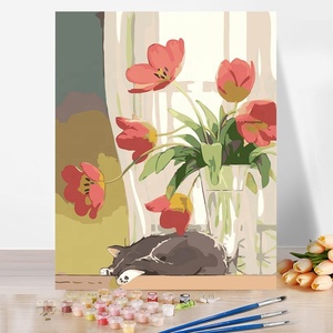 Pintura por Números al por Mayor, Sets de Pintura Acrílica, Pintura Artística Educativa para Niños, Pintura por Números para Decoración de Paredes - Product Image 2