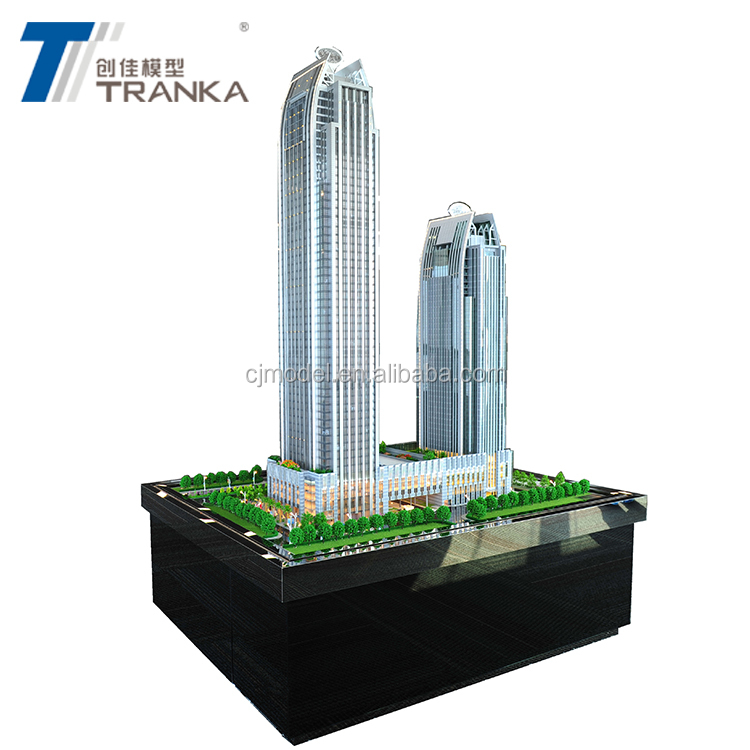 Maquette d'architecture pour la construction immobilière, modèle de construction