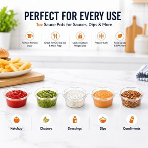 25oz 750ml Disposable Circular Lunch Box with Lid PP Material Restaurant Use <b>Takeaway</b> <b>Container</b> Food Packaging - Product Image 2