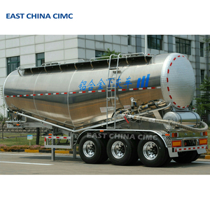 Nhôm 12 Bánh Xe Xi Măng Silo Trailer Số Lượng Lớn Xi Măng 3 Trục 12 Bánh Xe Xi Măng Silo Trailer Với Máy Nén Khí - Product Image 5