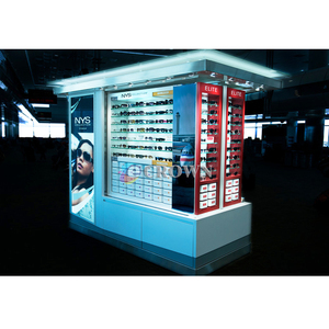 Mall Glasses Kiosk Retail Pavilion Mall Glasses Kiosk Retail Optical Kiosk Haptic <strong>Lens</strong> Counter Kiosk <strong>Ocular</strong> Cabinet Booth OEM - Product Image 1