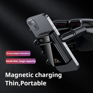New Style Hot Sale Mini <strong>Power</strong> <strong>Bank</strong> <strong>10000mAh</strong> Portable Super Fast Charger Portatil Batterie 15W Wireless Magnetic PowerBank - Product Image 4