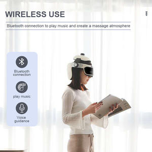 Minter Masaje ocular inteligente Presión de aire Música Vibrador Masajeador de cabeza electrónico Casco - Product Image 4