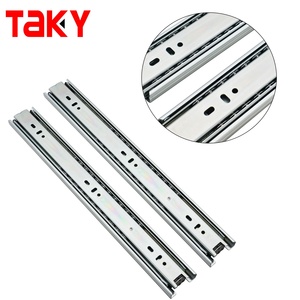 3-Fold Ball bearing bình thường Ngăn kéo trượt Kính thiên văn kênh đường sắt glides - Product Image 1