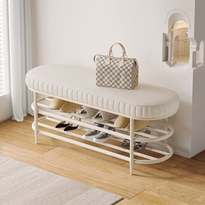 Mobilier de maison <span class=keywords><strong>banc</strong></span> à <span class=keywords><strong>chaussures</strong></span> confortable avec étagère prix de gros personnalisé gris clair entrée luxe <span class=keywords><strong>banc</strong></span> à <span class=keywords><strong>chaussures</strong></span> pour changer les <span class=keywords><strong>chaussures</strong></span> - Product Image 2