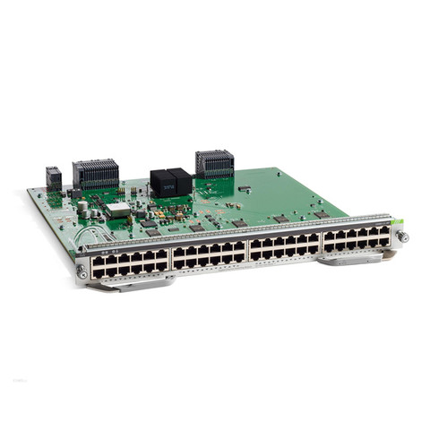 48 port gigabit ethernet upoe Module Card C9400-LC-48XS