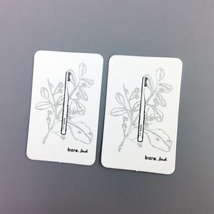 Étiquettes volantes de logo de couleur noire imprimée sur des vêtements de vêtement étiquettes volantes personnalisées étiquettes de balançoire de luxe ensemble étiquettes de vêtement en papier de conception de goupille de ficelle - Product Image 6