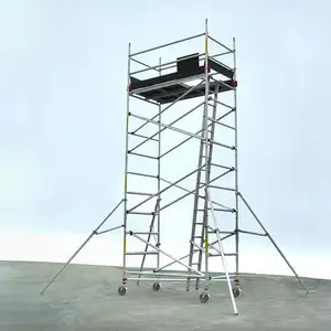 Aluminium Mobile Scaffold Tower Set zum Verkauf Gerüsts ystem Aluminium gerüst Traditionell 2,75/3,0/3,2mm 6m-12m 1 Satz