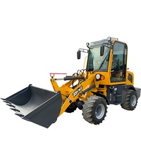 Chargeur frontal TL908 0,8 tonne, mini-chargeur frontal, chargeur diesel EPA/EURO avec 4 roues motrices pour la ferme