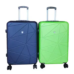 Ensemble de 3 pièces de valise de Style classique, sacs de chariot ABS, coque rigide, bagage de voyage, roulettes