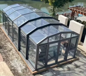 Panneaux isolés en verre et aluminium pliables, revêtement poudré, économes en énergie, LED pour climats chauds/froids, utilisation par tous les temps - Product Image 5