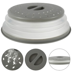 Cubierta Antisalpicaduras para Microondas de 10.5 Pulgadas, Plegable con Asa, Multifuncional, Libre de BPA, Apta para Lavavajillas - Product Image 1