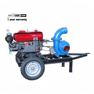 Pompa Motore Diesel <span class=keywords><strong>per</strong></span> <span class=keywords><strong>Irrigazione</strong></span> 100m Hea 12hp 100 Hp 10hp 12 Hp Pompa Acqua con Motore Diesel Montata su Rimorchio - Product Image 1