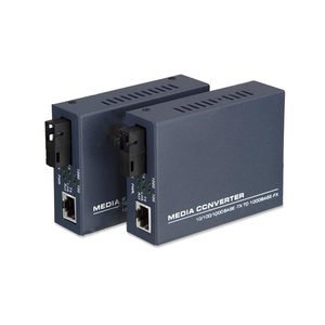 Convertidor de Medios de Fibra Gigabit 1300AB Monomodo, Par de Puertos SC de Fibra Única, 1000Mbps, Alimentación Externa Industrial DC5V TCP - Product Image 2