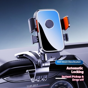 2024 ABS + PC supporto a ventosa regolabile in altezza Anti-Shake supporto per cellulare Apple per iPhone compatibile uso del cruscotto auto - Product Image 2