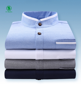 Chemises pour hommes de printemps et d'automne en gros et personnalisées - Product Image 5