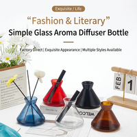 Diffuseur de parfum en verre de 200 ml, bougie de soja aromathérapeutique de haute qualité, noire, non toxique, de luxe