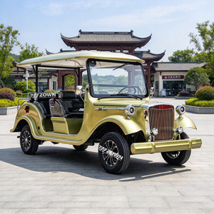 Fabricante Chino de Autos Eléctricos Clásicos de Baja Velocidad, Color Personalizado, Vehículo Retro Clásico para Servicio de Recepción en Clubes y Turismo - Product Image 1