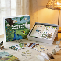 Cartes flash parlantes bilingues personnalisées/cartes cognitives ABC espagnol anglais arabe papier apprentissage précoce pour enfants personnalisées