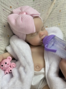 Poupée Reborn Fille <span class=keywords><strong>LouLou</strong></span>/Bettie de 13 pouces, 100% Silicone Platine, Réaliste, Peinte à la Main, Jouet Doux Certifié CE pour Bébé - Product Image 3