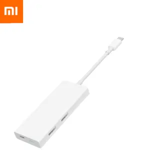 Asli Xiaomi PD 3.0 Mac USB-C untuk Mini Tampilan Port Multifungsi Kabel Adaptor Smart Charger untuk Laptop Tablet Tipe-C port