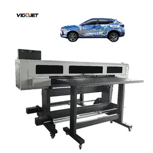 VIGOJET 2024 nuevo vinilo/cuero/Alfombra/satén para máquina de impresora híbrida UV de 1,8 m