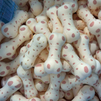 Jouet Squishy Os de Chien Adorable, Jouet Anti-Stress en Forme d'Os Tacheté, Cadeau Idéal pour les Fêtes et les Anniversaires des Enfants