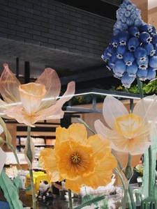 Handmade khổng lồ lớn hoa lục bình lớn hoa giấy khổng lồ cho cửa sổ mua sắm hiển thị hoa giấy khổng lồ - Product Image 5