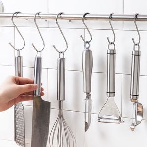 Stainless Steel S-Shaped <b>Hook</b> Thickened Multi-Functional <b>Kitchen</b> Storage <b>Hook</b> For Drying Sausages And Cured Meats - Product Image 2