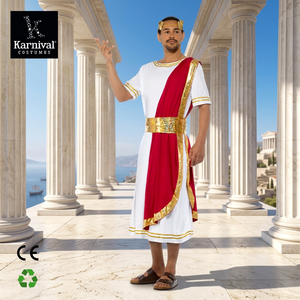 Disfraz de Julio César para Hombre, Toga de <span class=keywords><strong>Emperador</strong></span> Romano, Traje Verde para Adulto, Disfraz de Navidad, Fiesta de Cosplay, Vestido Medieval Renacentista para Cine y Televisión - Product Image 2