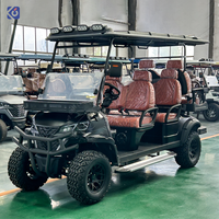 Voiturette de golf électrique CAMP 6 places, batterie 72V, homologuée pour la route, pour usage en quartier, communauté, hôtel, villa et complexe hôtelier