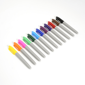 Marqueurs permanents 12/24 couleurs, stylos marqueurs artistiques, encre à séchage rapide, imperméable, non toxique, pour le bois, la céramique, le bricolage, les travaux manuels personnalisés - Product Image 1