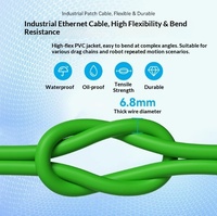 Cable de Red Cat6a de Alta Velocidad Profinet, Personalizado, Gigabit, Servo EtherCAT, Blindado para Cadenas Portacables, 20-70C