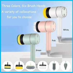 Spin Scrubber Brush Cordless for Cleaning Bathroom Kitchen Shower <b>Tile</b>,Rechargeable Cleaning 3 Adjustable Speeds - Product Image 4
