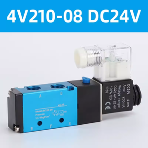 Venta caliente en 2024 Válvula solenoide <span class=keywords><strong>4V210</strong></span>-<span class=keywords><strong>08</strong></span> 4V310-<span class=keywords><strong>08</strong></span> 4V310-10 <span class=keywords><strong>4V210</strong></span>-06 Válvula de control neumático DC24V <span class=keywords><strong>AC220V</strong></span> - Product Image 6