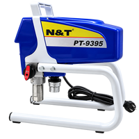Pulvérisateur de peinture sans air électrique OEM CE haute pression 3000 PSI 1200W à débit variable, machine de pulvérisation portable pour texture murale