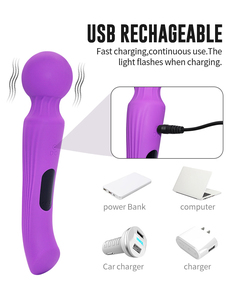 Masajeador Vibrador OEM/ODM con Carga USB, Impermeable, para el Bienestar Íntimo Femenino - Product Image 2