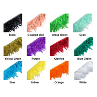 Fait à la main Turquie Plume Frange En Gros Coloré Doux Moelleux pour La Fête De Mariage Maison Décoration Chapeau Boucle D'oreille Vêtements Accessoire