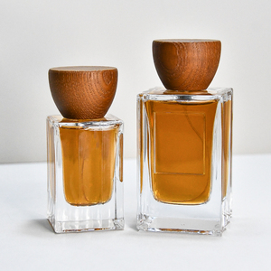 ขวดน้ำหอมทรงสี่เหลี่ยมฝาไม้เรียวขนาด30มล. 50มล. 100มล. ขวดสเปรย์แบบพกพา - Product Image 4