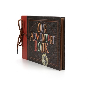 Set Album DIY Retro 19*29 cm 'Il Nostro <span class=keywords><strong>Libro</strong></span> delle Avventure' con Adesivi e Cartoline, Album a Fogli Mobili per Bambini - Product Image 5