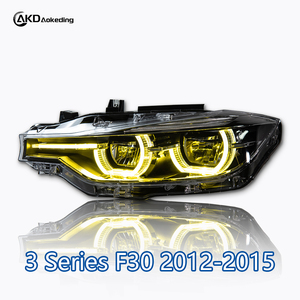 ไฟหน้า AKD Popular V2 สำหรับ BMW ซีรีส์ 3 F30 สีเหลืองขาว ไฟ LED สองสี ชุดอัพเกรดไฟหน้า ระบบไฟใหม่ - Product Image 6
