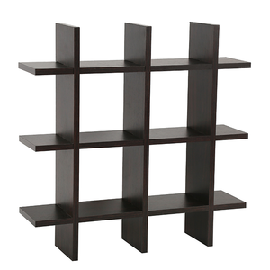 Wood Modern White and <strong>Grey</strong> Multifunction Easy Assembly Storage Rack for Living Room Wall Mounted Display Ledge <strong>Floating</strong> <strong>Shelves</strong> - Product Image 3
