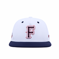Fabricante BSCI, Gorras Snapback Vintage de 5 Paneles con Visera Cuadrada, Logotipo de Fútbol Personalizado en Dos Tonos, Gorras Snapback con Bordado 3D Personalizado