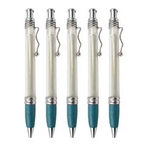 Stylo publicitaire en plastique avec drapeau rétractable, stylo à bannière déroulante, stylo à bille en papier économique avec logo personnalisé - Product Image 1
