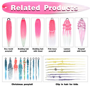 Intrecciare i capelli colorati <span class=keywords><strong>per</strong></span> i <span class=keywords><strong>bambini</strong></span>, breve Pre allungato facile treccia <span class=keywords><strong>per</strong></span> i <span class=keywords><strong>bambini</strong></span> - Product Image 4