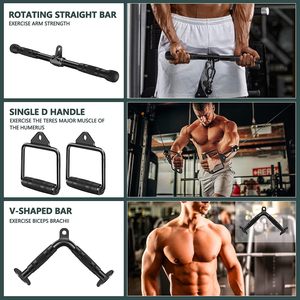 Essential Cable Machine Accessories for Home Gym <strong>LAT</strong> <strong>Pulldown</strong> Tricep Pull Dip Stand <strong>Attachments</strong> - Product Image 6