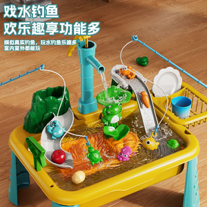<b>Dropshipping</b> Shopify Kids Electric Dishwasher Toy Set Fishing Water Play Kitchen Pretend Gift - Product Image 2