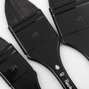 Set de Pinceles Profesionales Keep Smiling de Pelo de Rata Gris Mezclado con Pelo, Mango de Madera de Diferentes Tamaños, Color Negro - Product Image 5