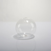 Abat-jour globe en borosilicate transparent 3.3 de l'usine chinoise Éclairage intérieur à moitié enduit personnalisé avec télécommande